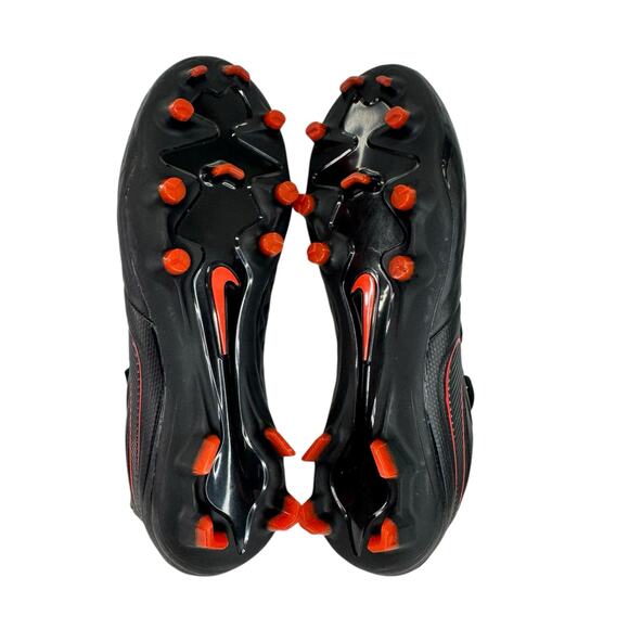 Nike Legend 8 Pro FG Soccer Cleats Men\'s Black Red (AT6133-060) Size 7 US